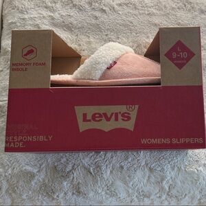 Levi's Women's Soft Pink Slippers